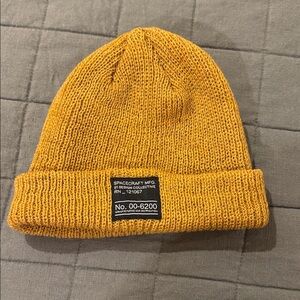 Spacecraft Mustard Knit Beanie